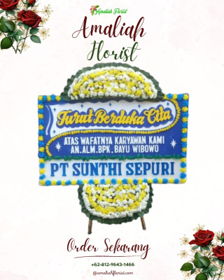 Papan Bunga Duka di Bajo